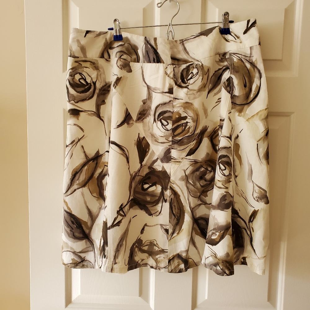 Coldwater Creek Floral Full Skirt